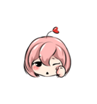Big face girl_01（個別スタンプ：7）