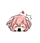 Big face girl_01（個別スタンプ：8）