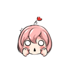 Big face girl_01（個別スタンプ：9）