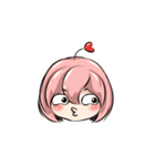 Big face girl_01（個別スタンプ：12）