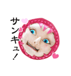 革の顔（目玉焼き子 他）（個別スタンプ：12）
