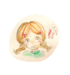 Seems like an American illustration.（個別スタンプ：6）