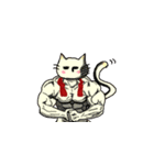猫沢とゆかいな仲間たち（個別スタンプ：10）
