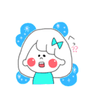 女の子の日常♪♪（個別スタンプ：3）