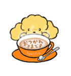 プードルカフェ 英語・日本語スタンプ（個別スタンプ：39）