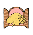 プードルカフェ 英語・日本語スタンプ（個別スタンプ：40）