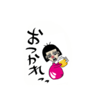 風船女子（個別スタンプ：18）