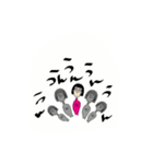 風船女子（個別スタンプ：21）