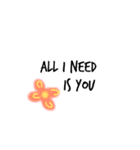 word for u（個別スタンプ：2）