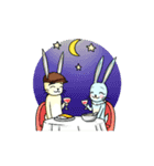 Ammieka bunny love story Animation 1（個別スタンプ：13）