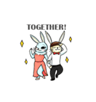 Ammieka bunny love story Animation 1（個別スタンプ：24）