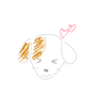 簡単な犬(JRT)（個別スタンプ：3）