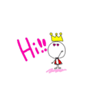 小さな王子様。（English ver.）（個別スタンプ：3）