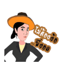 Official Strenuously ＆ Head is a knot.（個別スタンプ：6）