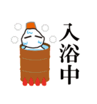 雪だるまと雪うさぎのスタンプ（個別スタンプ：16）