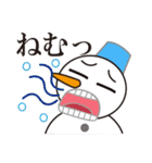 雪だるまと雪うさぎのスタンプ（個別スタンプ：30）