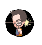 Mr.HighForehead（個別スタンプ：38）