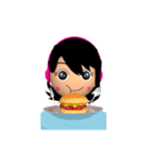 Sister Music 3D Eng（個別スタンプ：5）