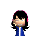 Sister Music 3D Eng（個別スタンプ：6）