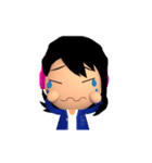 Sister Music 3D Eng（個別スタンプ：7）