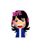 Sister Music 3D Eng（個別スタンプ：8）