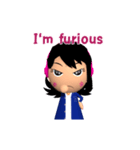 Sister Music 3D Eng（個別スタンプ：16）