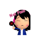 Sister Music 3D Eng（個別スタンプ：17）