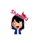 Sister Music 3D Eng（個別スタンプ：19）