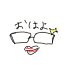 まぁおもしろ顔スタンプ（個別スタンプ：3）