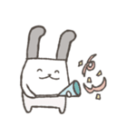 のん気なうさぎ（個別スタンプ：14）