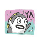 Mr.fish:Am I a penguin？（個別スタンプ：1）