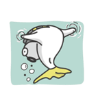 Mr.fish:Am I a penguin？（個別スタンプ：10）