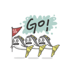 Mr.fish:Am I a penguin？（個別スタンプ：21）