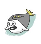 Mr.fish:Am I a penguin？（個別スタンプ：32）