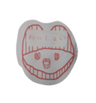 くちびるくん（しこちゅーバージョン）（個別スタンプ：4）