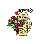 ねこ部庶務課（個別スタンプ：21）