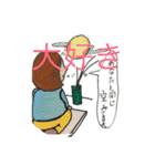 花を贈る（個別スタンプ：3）
