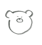 えんぴつしろくまさん（個別スタンプ：1）