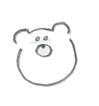 えんぴつしろくまさん（個別スタンプ：2）