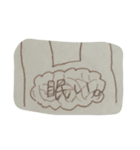 基本無表情ウサギ（個別スタンプ：11）