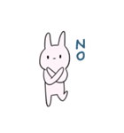 半笑いうさぎの日常（個別スタンプ：2）