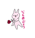 半笑いうさぎの日常（個別スタンプ：12）