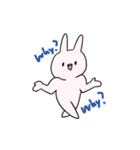 半笑いうさぎの日常（個別スタンプ：14）