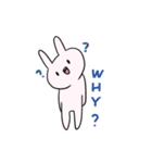 半笑いうさぎの日常（個別スタンプ：15）