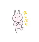 半笑いうさぎの日常（個別スタンプ：17）