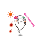 Cute ghost ＆ fireballs 2（個別スタンプ：5）