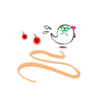 Cute ghost ＆ fireballs 2（個別スタンプ：13）