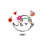 Cute ghost ＆ fireballs 2（個別スタンプ：14）
