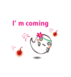 Cute ghost ＆ fireballs 2（個別スタンプ：15）