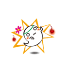 Cute ghost ＆ fireballs 2（個別スタンプ：18）